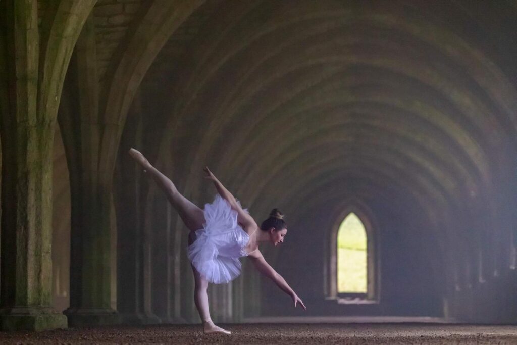 SZ Dance photoshoot at Fountains Abbey